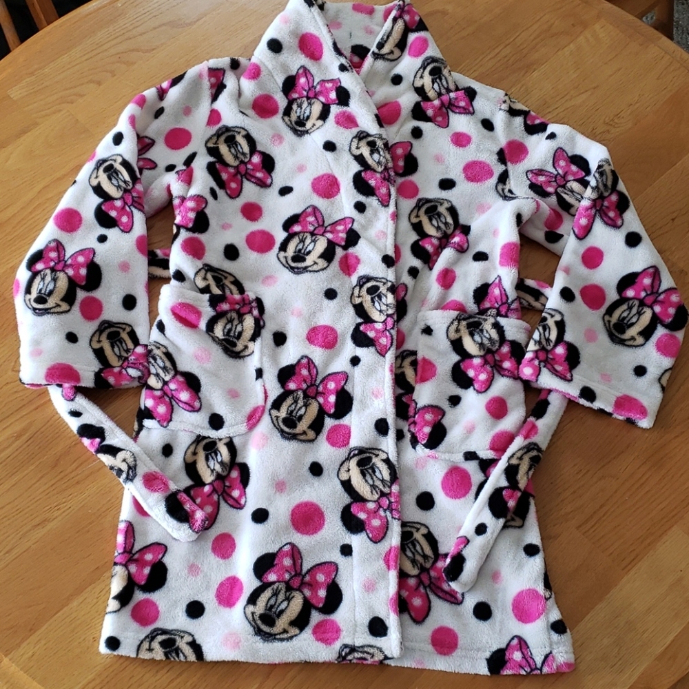 Disney Minnie Mouse Bathrobe Size 10